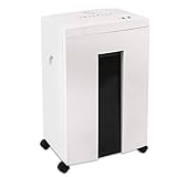 WOLVERINE 18-Sheet 60 Mins Running Time Cross Cut High Security Level P-4 Heavy Duty Paper/CD/Card Ultra Quiet Shredder for Home Office with 6 Gallons Pullout Waste Bin SD9113 (White ETL)