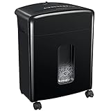 Bonsaii 12-Sheet Cross-Cut Paper and Credit Card Shredder with 3.5-gallons Pullout Basket, Black (C220-A)