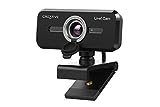 Creative Live! Cam Sync 1080p V2 Full HD Wide-Angle USB Webcam with Auto Mute and Noise Cancellation for Video Calls, Improved Dual Built-in Mic, Privacy Lens Cap, Universal Tripod Mount…