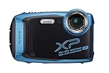 Fujifilm FinePix XP140 Waterproof Digital Camera w/16GB SD Card - Sky Blue