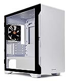Thermaltake S100 Tempered Glass Snow Edition Micro-ATX mini-Tower Computer Case with 120mm Rear Fan Pre-Installed CA-1Q9-00S6WN-00, White