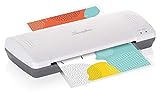 Swingline Laminator, Thermal, Inspire Plus Lamination Machine, 9' Max Width, Quick Warm-Up, Includes Laminating Pouches, White/Gray (1701857)