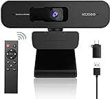 Zoom Certified, NexiGo N940P 2K Zoomable Webcam with Remote and Software Controls | Sony Starvis Sensor | 1080P@ 60FPS | 3X Zoom in | Dual Stereo Microphone, for Zoom/Skype/Teams/Webex (Black)