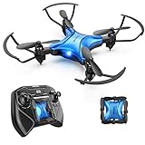 DROCON Mini Drone for Kids, Scouter Foldable Beginner drone with Altitude Hold/3D Flips/Self-Rotating/Headless Mode/One-Key Take-Off & Landing/One-Key Return/Speed Adjustment/2 Charge Ways