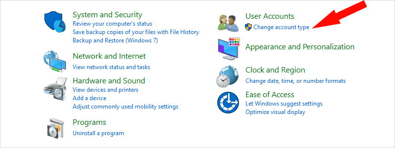 how to change administrator on windows 10 k