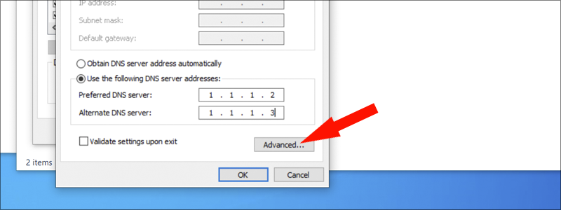 how to change dns on windows 10 10