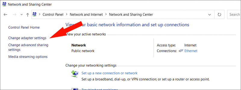 how to change dns on windows 10 5